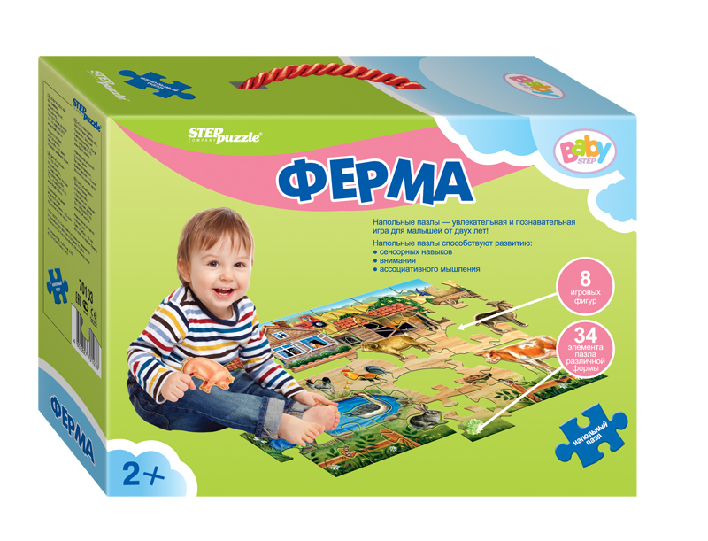 Пазл Напольный "Ферма" (Большие)