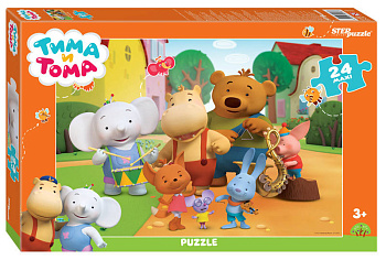 Мозаика "puzzle" maxi 24 "Тима и Тома" (Мармелад Медиа)