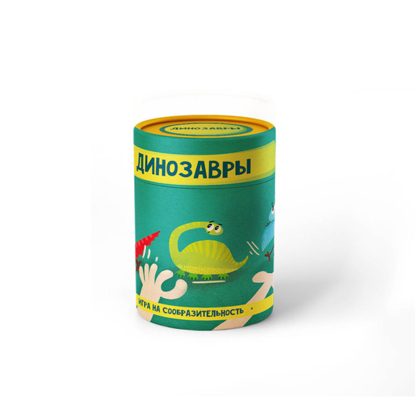 Настольная игра в тубусе "Динозавры" Настольная игра в тубусе "Динозавры"